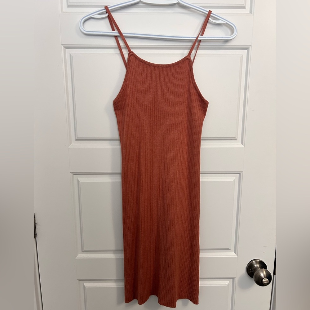 Kids Ribbed Midi Dress